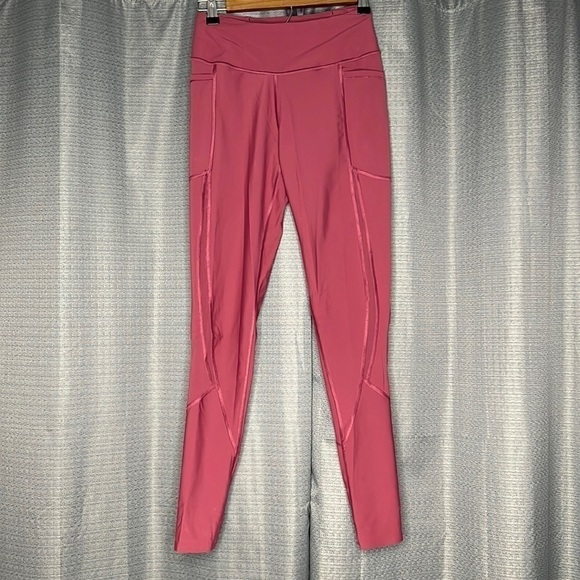 VICTORIA SPORT SMALL ROSE PINK TOTAL KNOCKOUT TIGHT LEGGINGS - Picture 1 of 7
